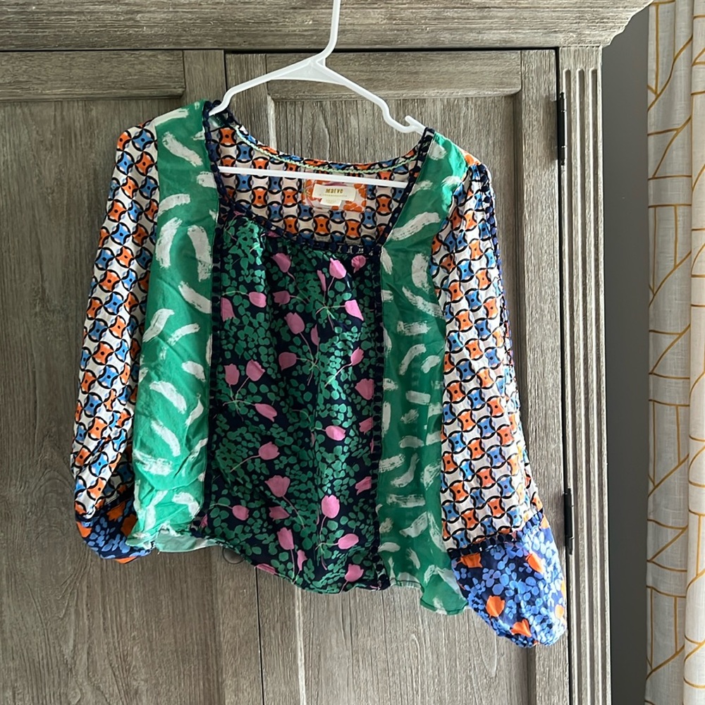 Maeve blouse; cropped; flowy - Picture 6 of 9